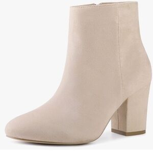 Chic Beige Ankle Booties